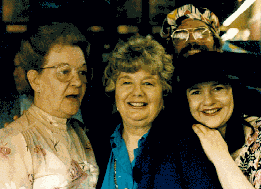Alberta Murphy with Shelley Winters and Melissa Mayo